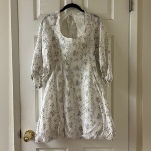 H&M Brock Collection Floral Long Sleeve Dress